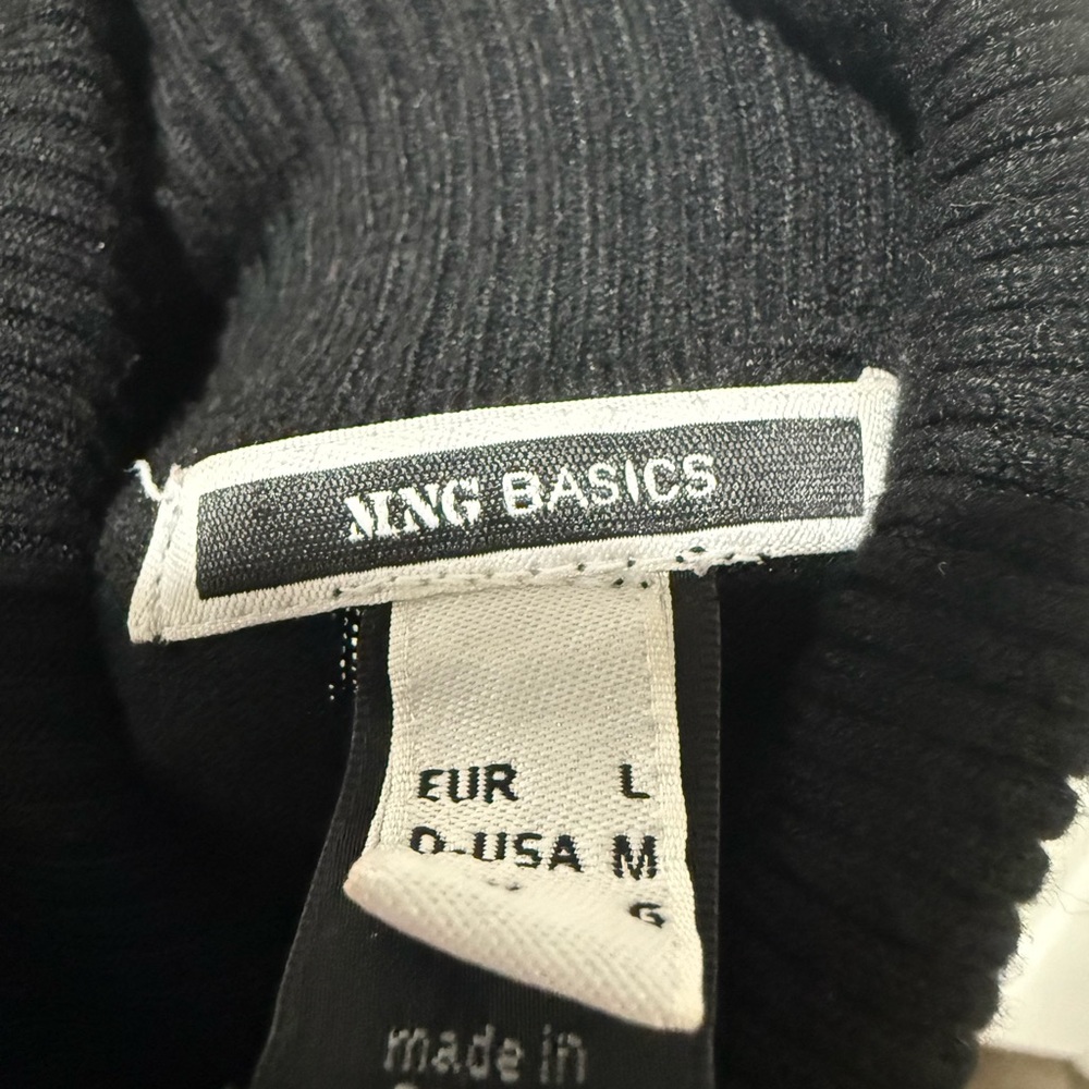 Mango Black Turtleneck Sweater - Picture 3 of 4